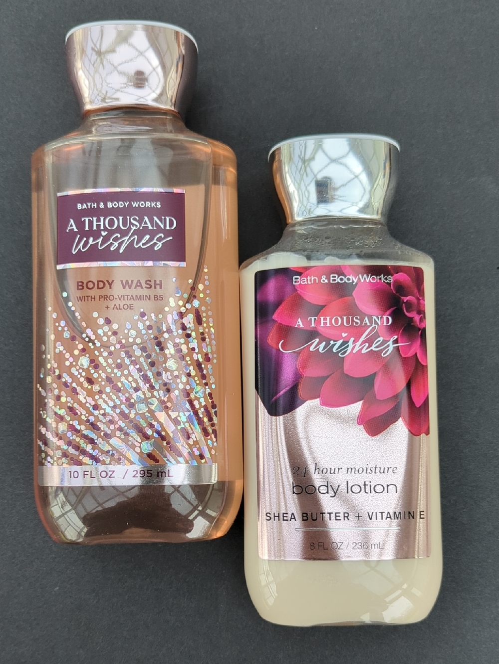 Bath & Body Works A Thousand Wishes Body Wash & Lotion Set – Rose Gold